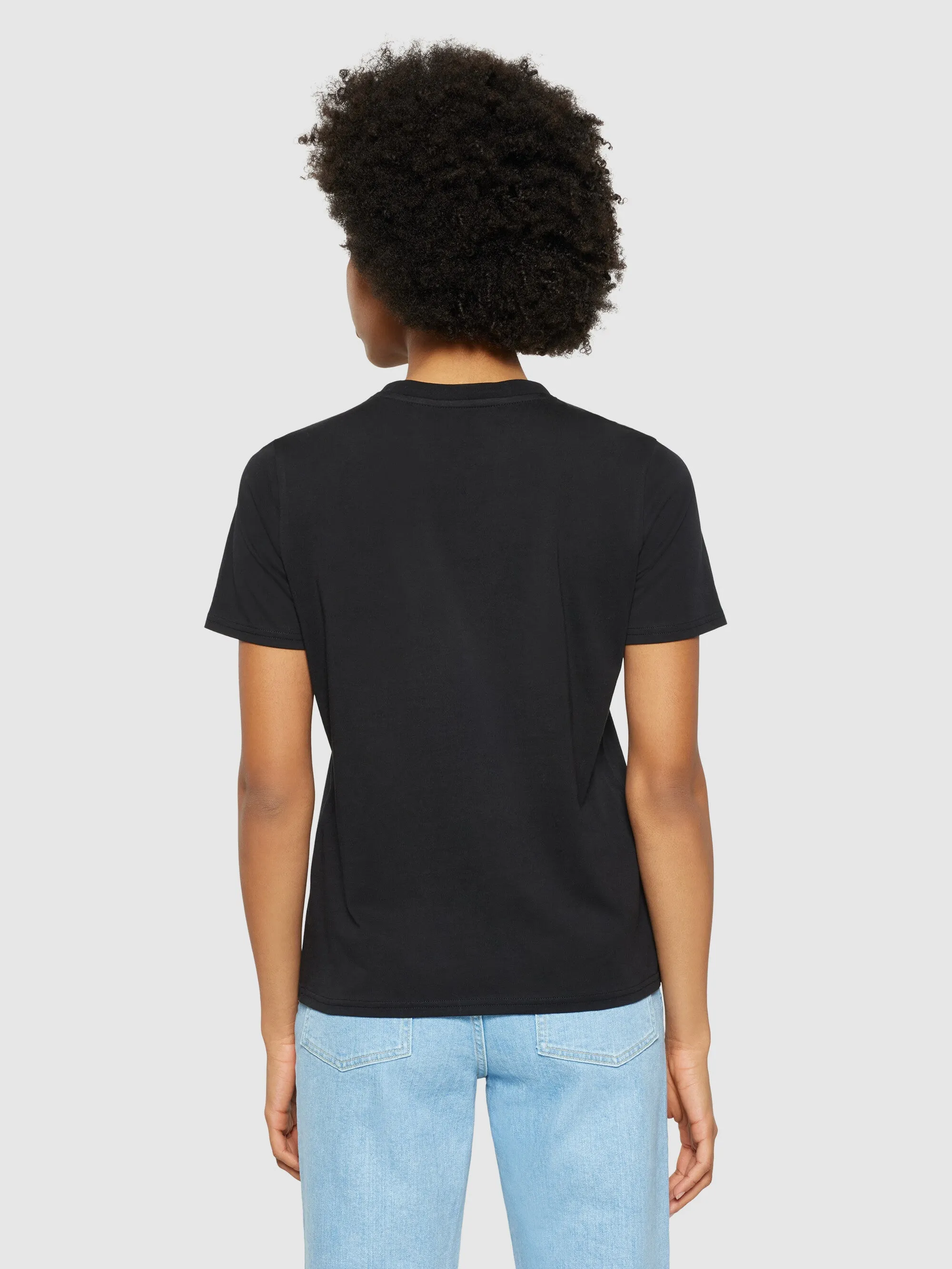 Basic pima cotton t-shirt - GOTS/Vegan - Black Jet