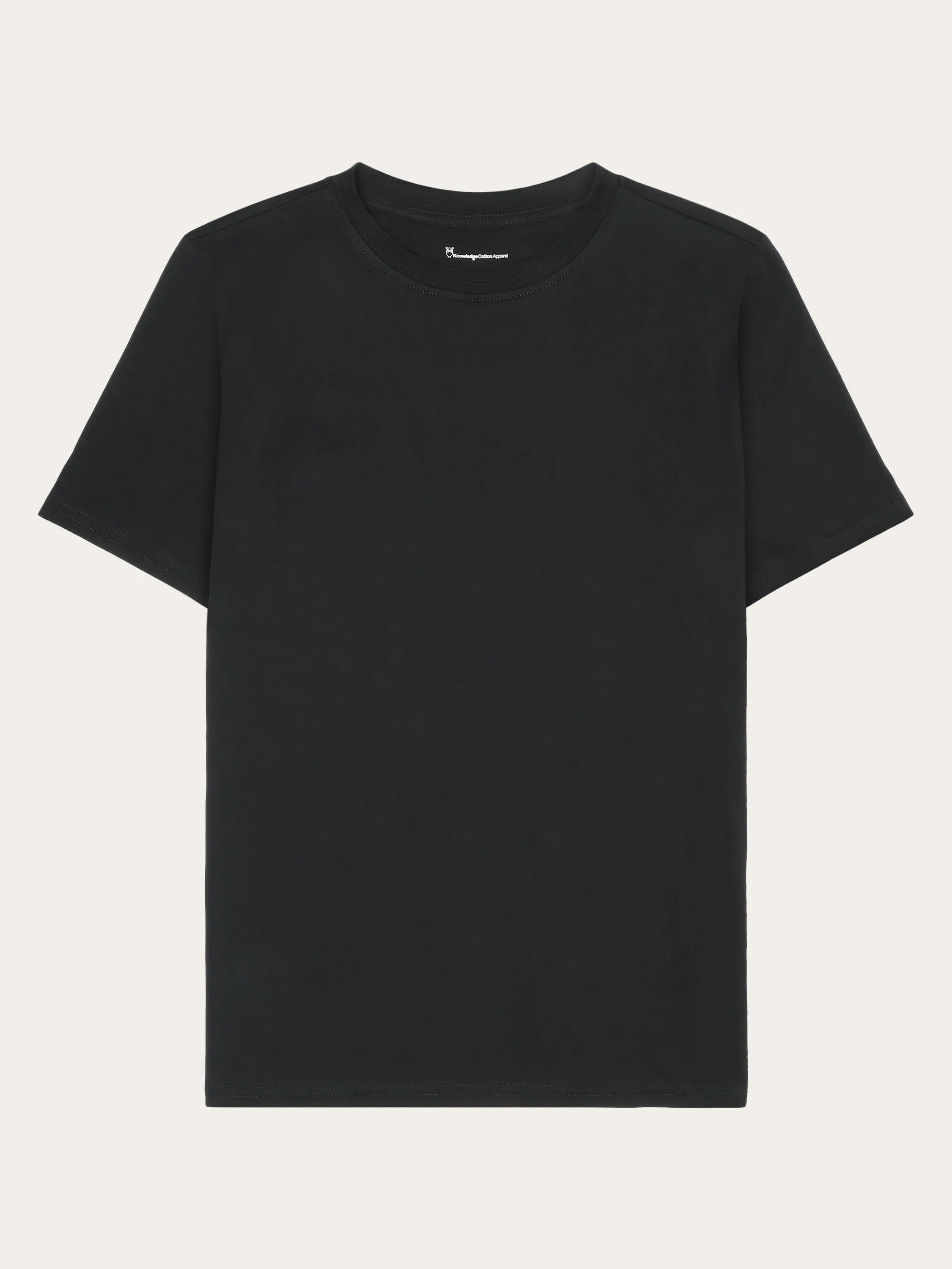 Basic pima cotton t-shirt - GOTS/Vegan - Black Jet