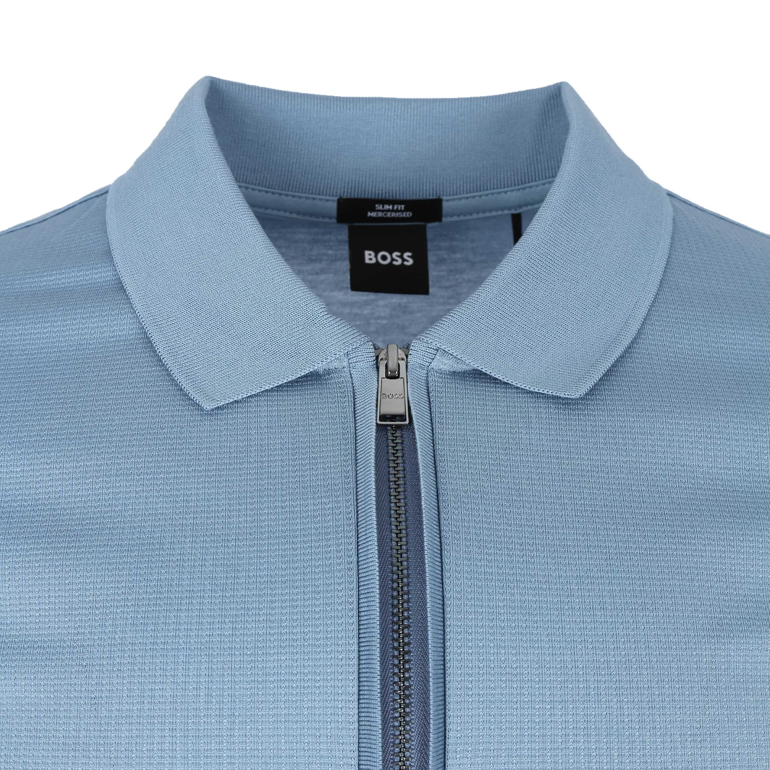 BOSS Polston 28 Polo Shirt in Pastel Blue