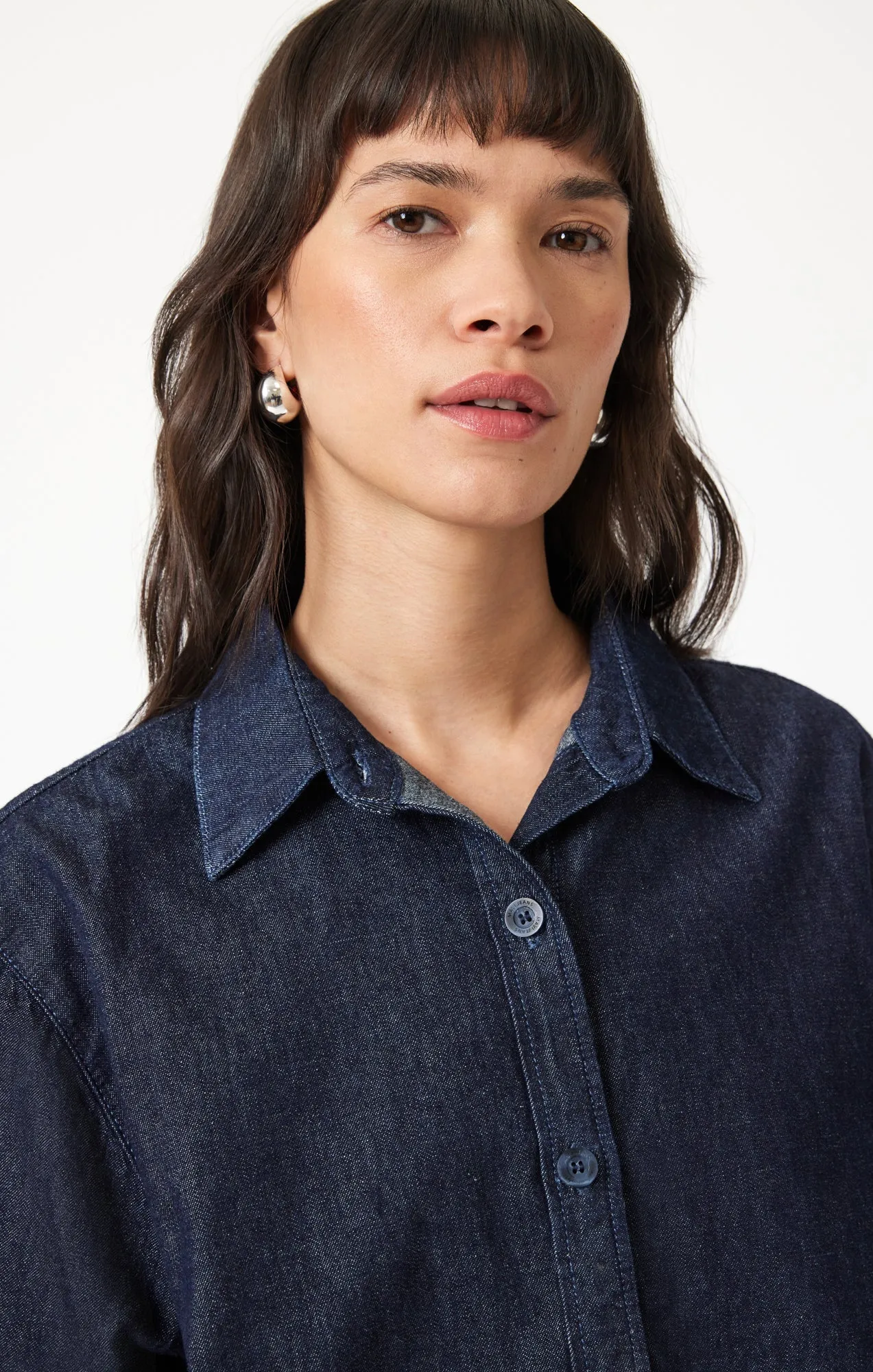 DEVA SHIRT IN RINSE DENIM