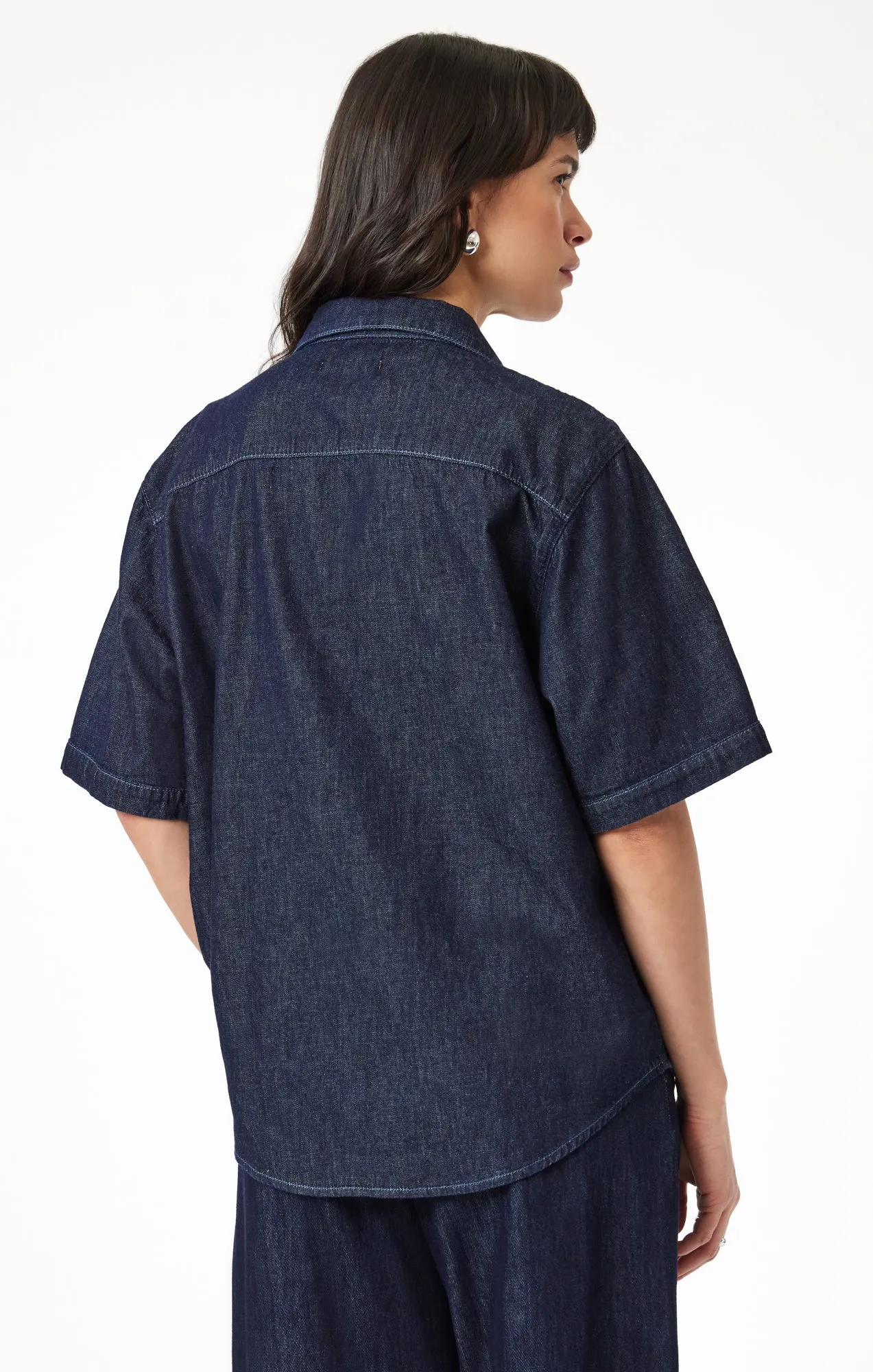 DEVA SHIRT IN RINSE DENIM