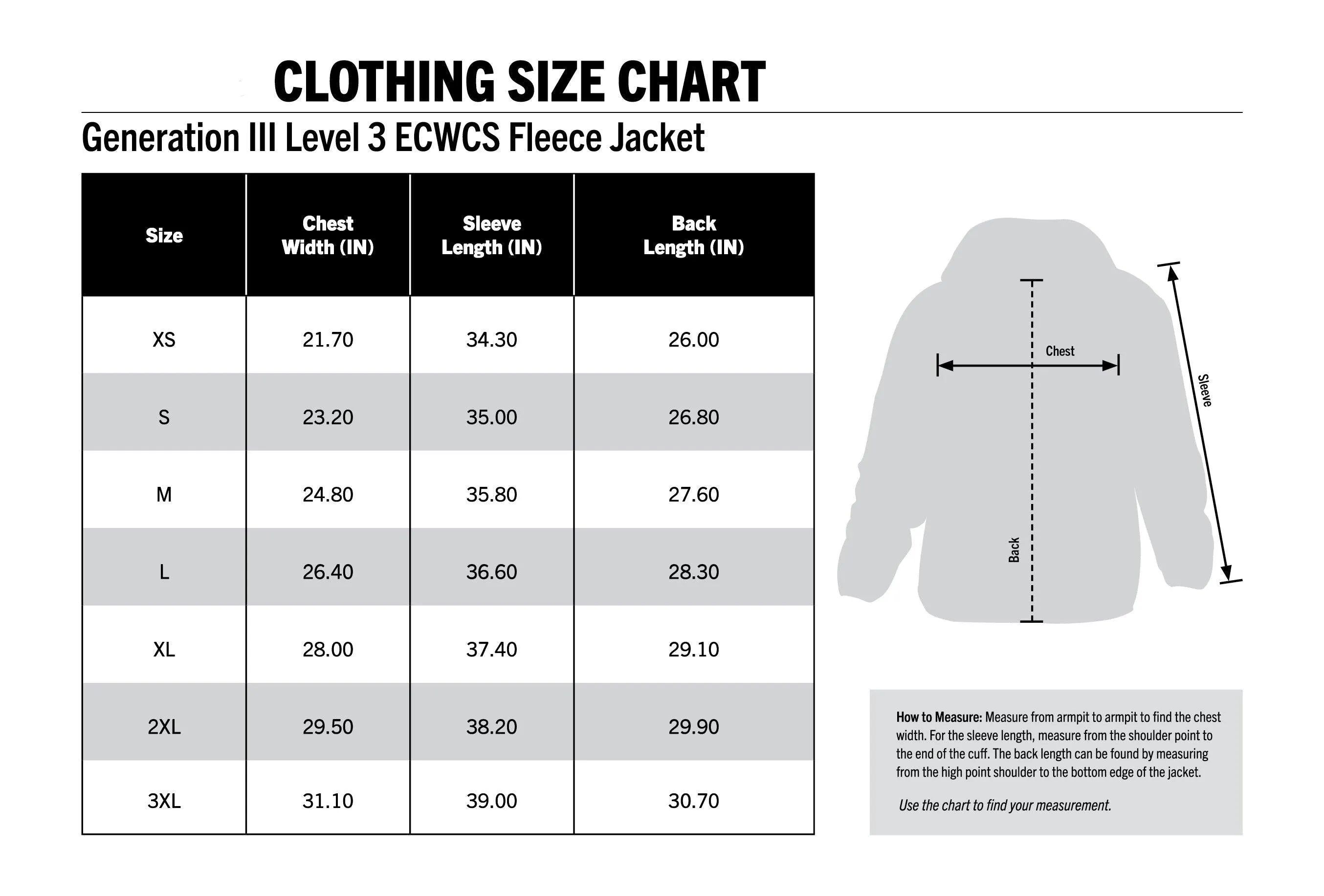 Generation III Level 3 ECWCS Fleece Jacket