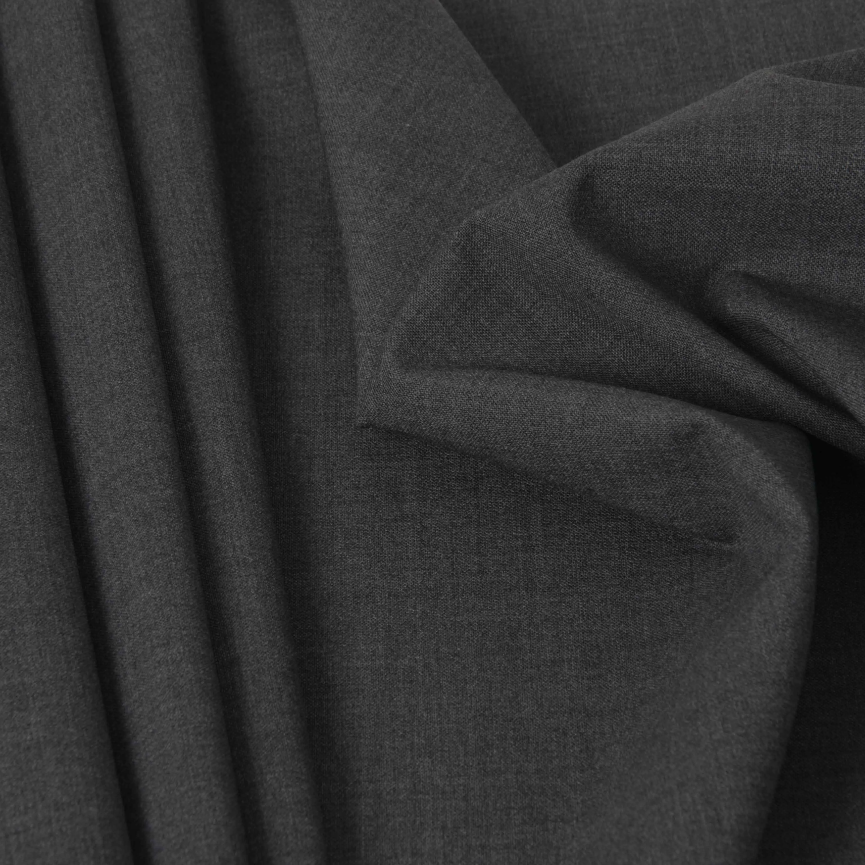 Grey Bistretch Suiting Wool 3492