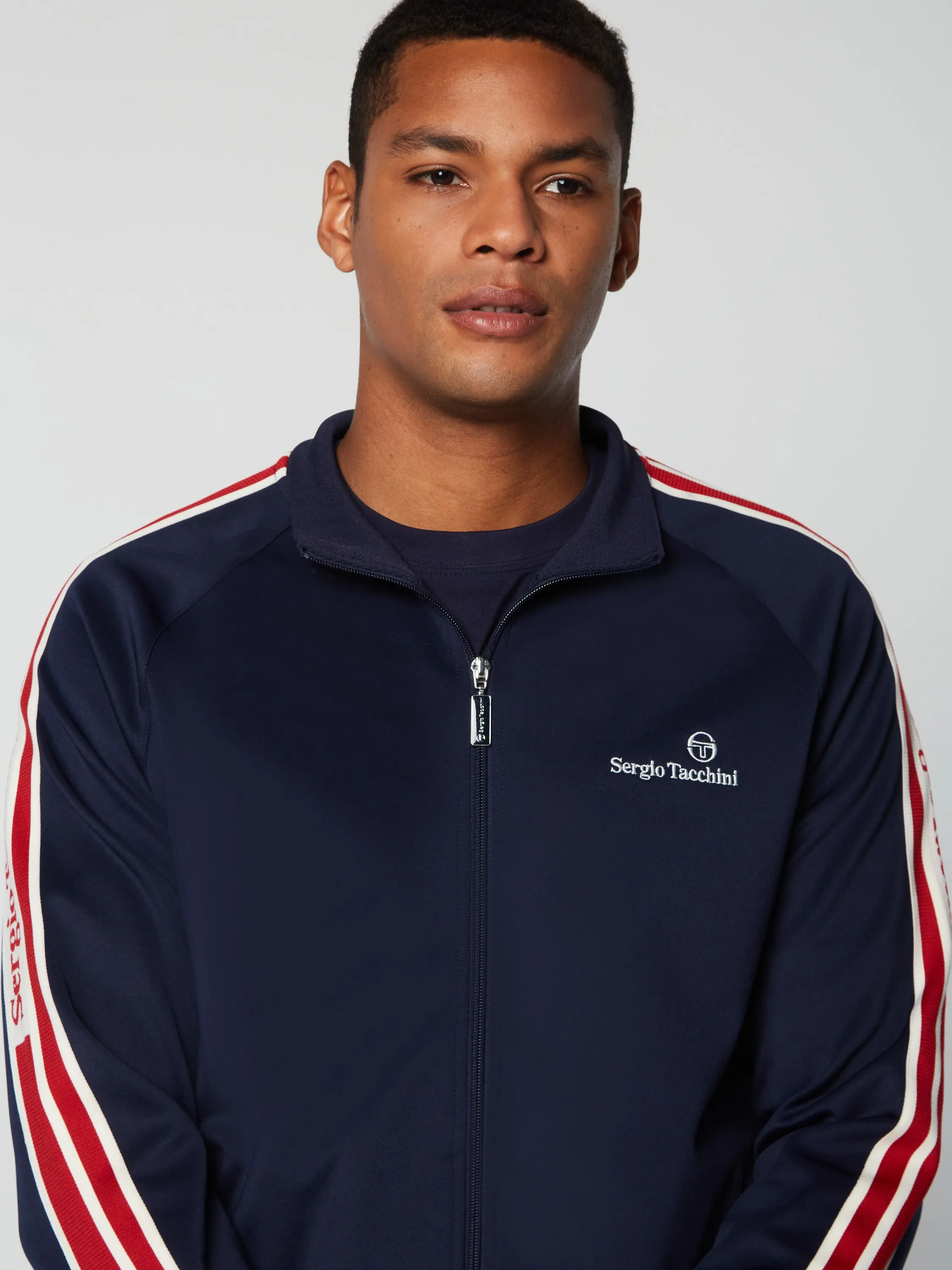 Gromo Tape Track Jacket- Maritime Blue