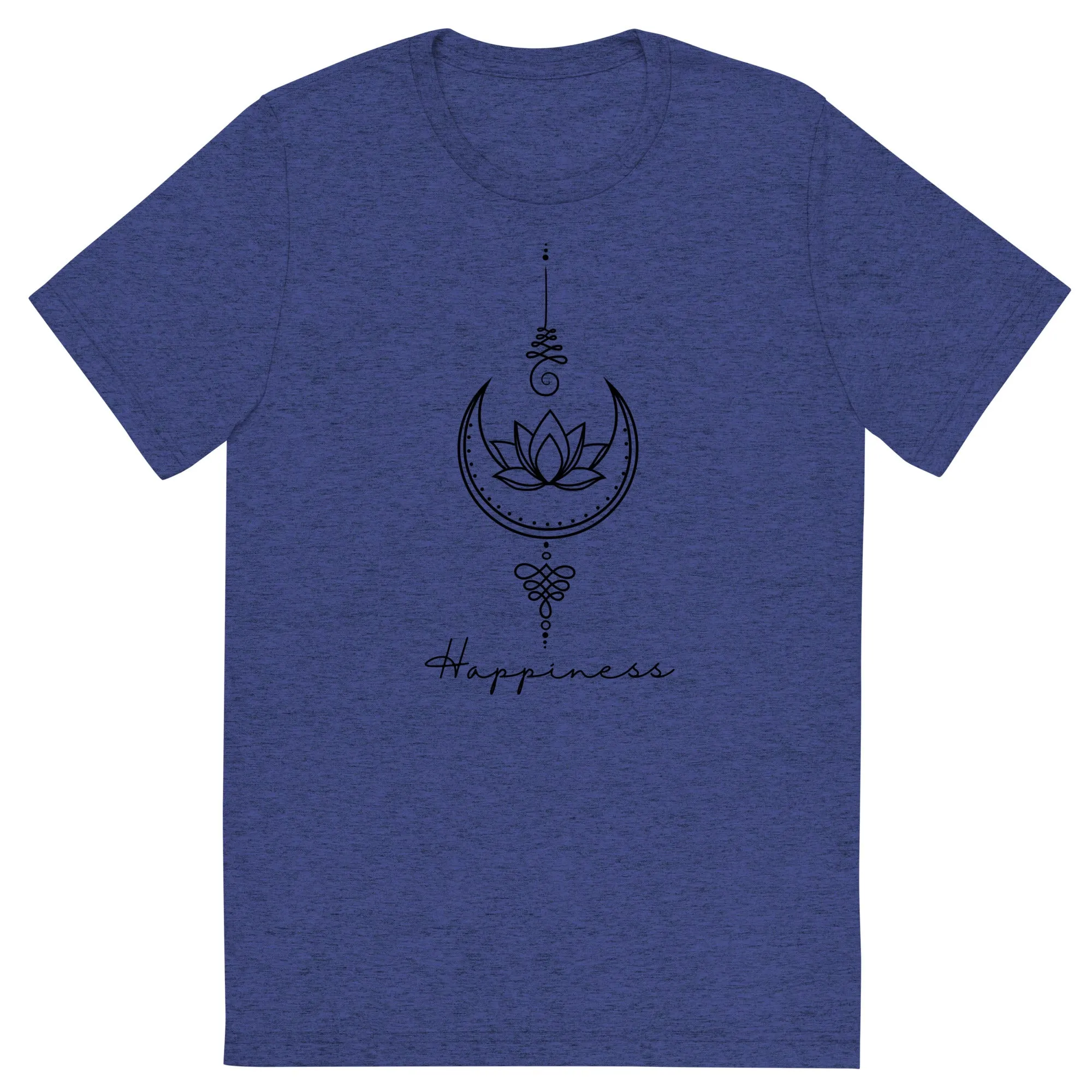 Happiness Unalome - Short sleeve t-shirt, comfy, soft, fitted look