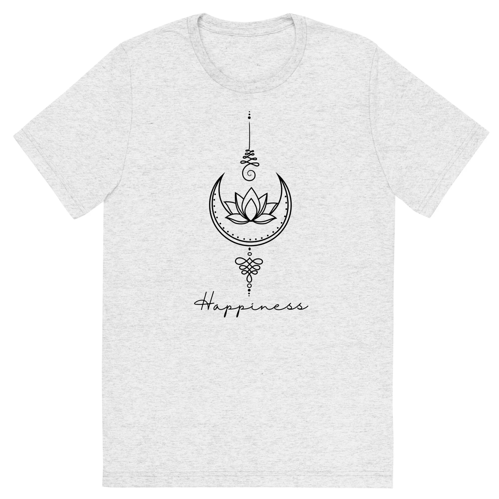 Happiness Unalome - Short sleeve t-shirt, comfy, soft, fitted look