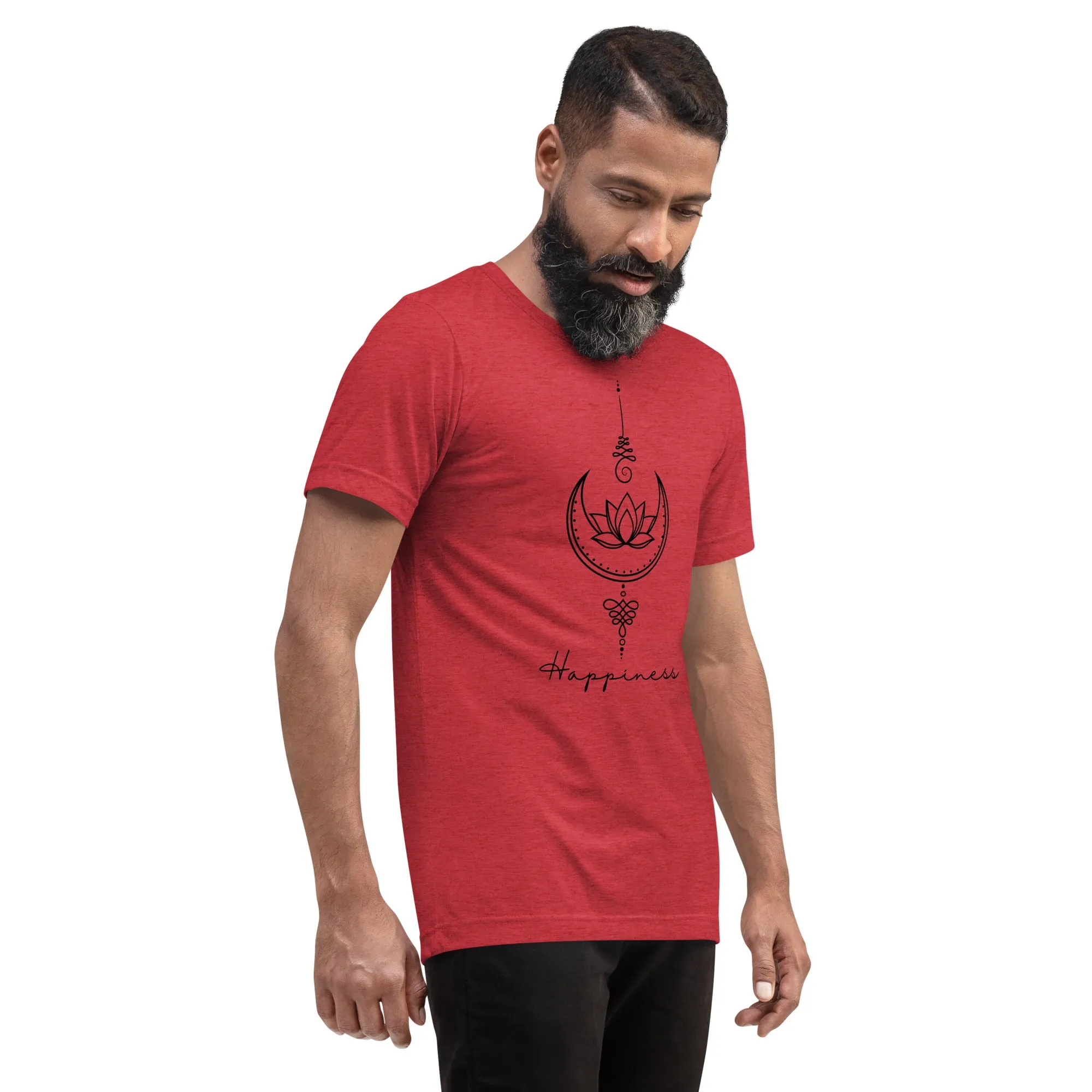 Happiness Unalome - Short sleeve t-shirt, comfy, soft, fitted look