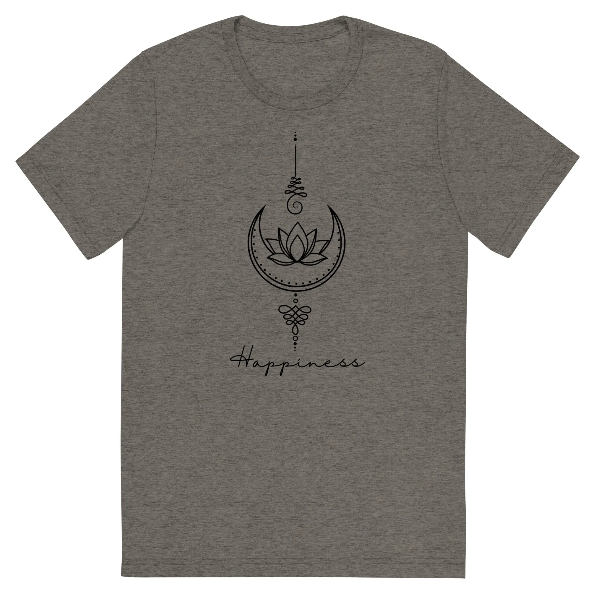 Happiness Unalome - Short sleeve t-shirt, comfy, soft, fitted look