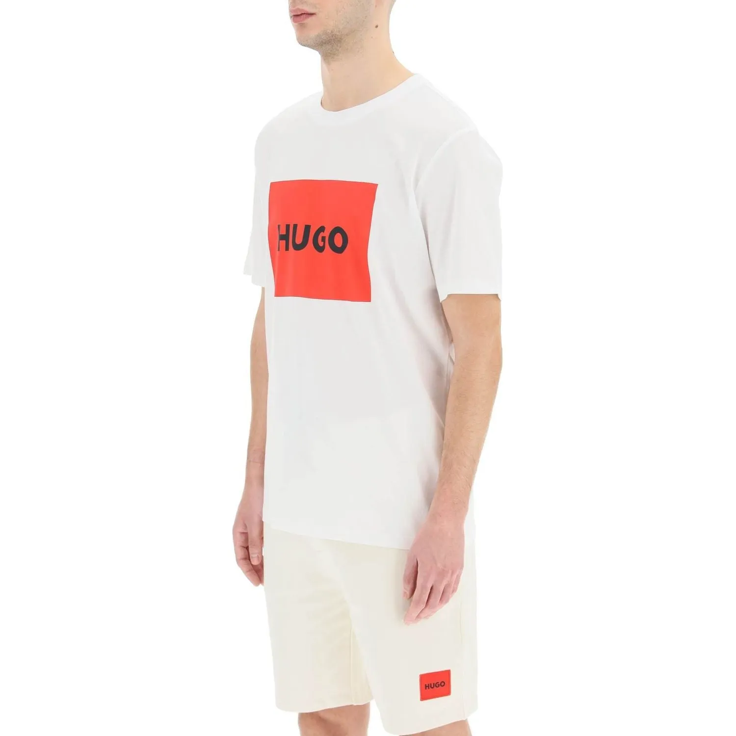 Hugo dulive t-shirt with logo box