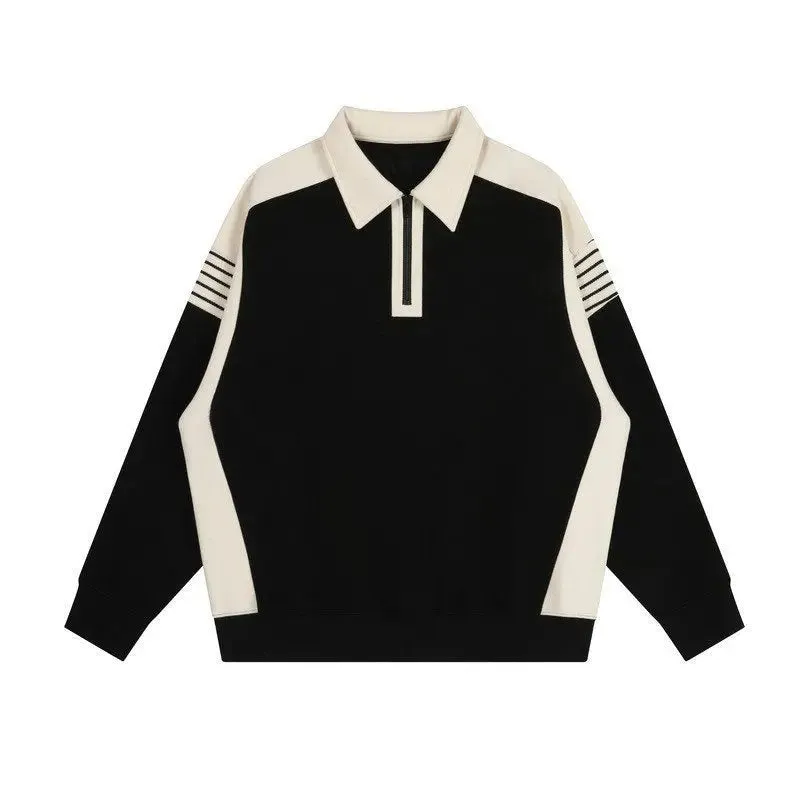 Japanese Style Retro Men's Advanced Design Sweatshirt