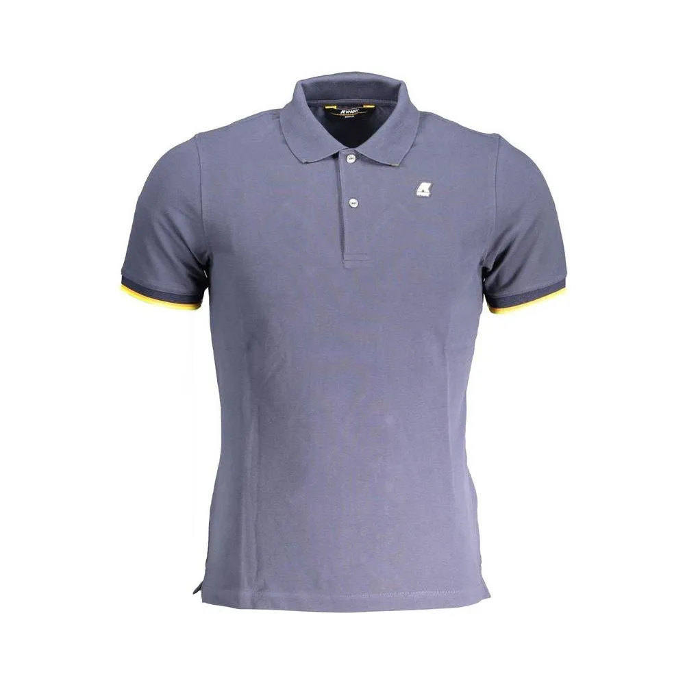 K-WAY Blue Cotton Polo Shirt