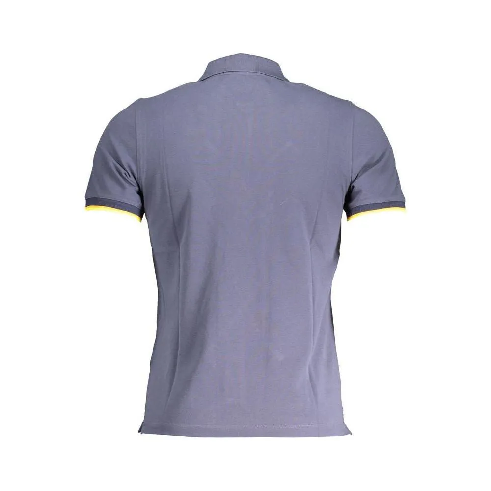 K-WAY Blue Cotton Polo Shirt