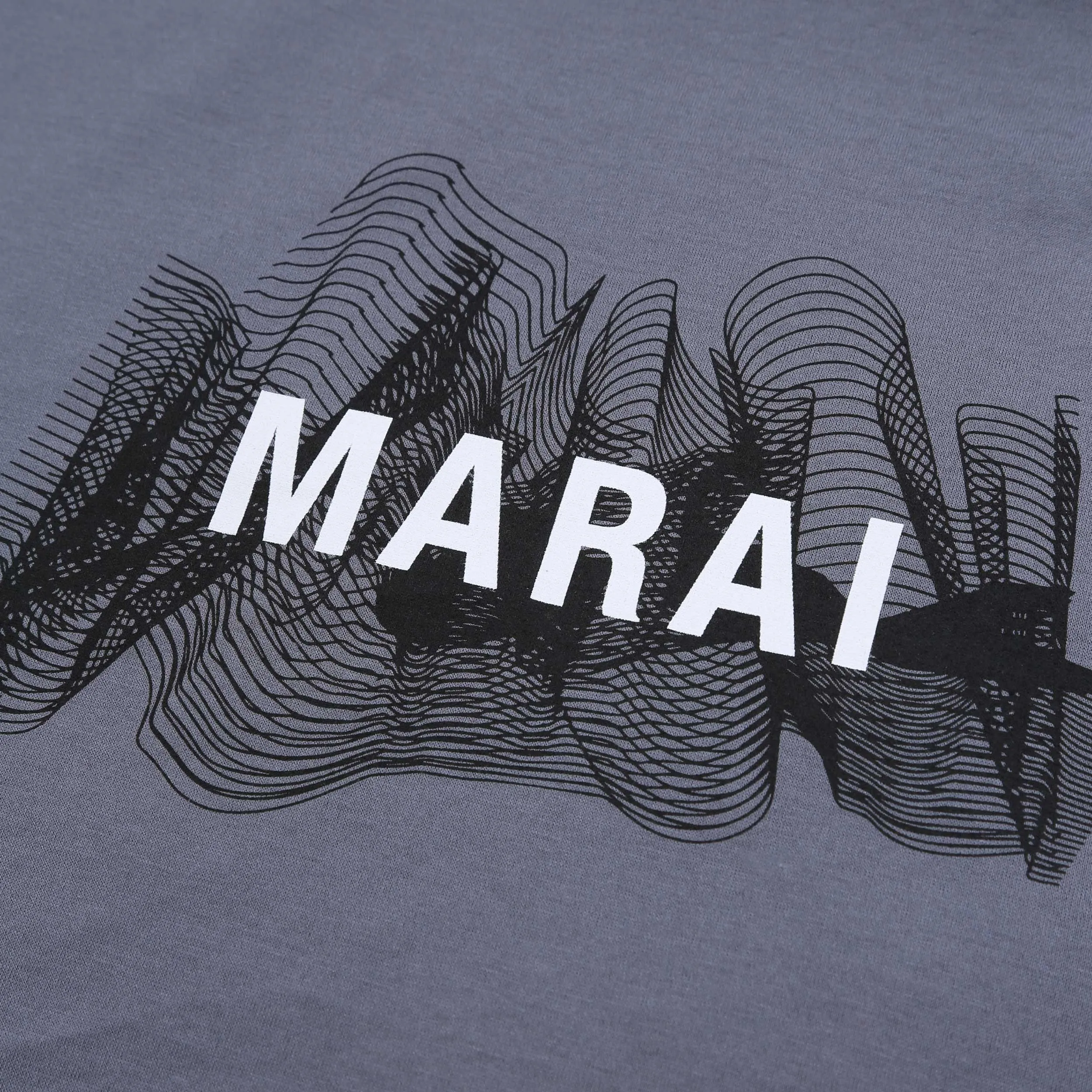 Marai Ripple Print T Shirt in Turbulence