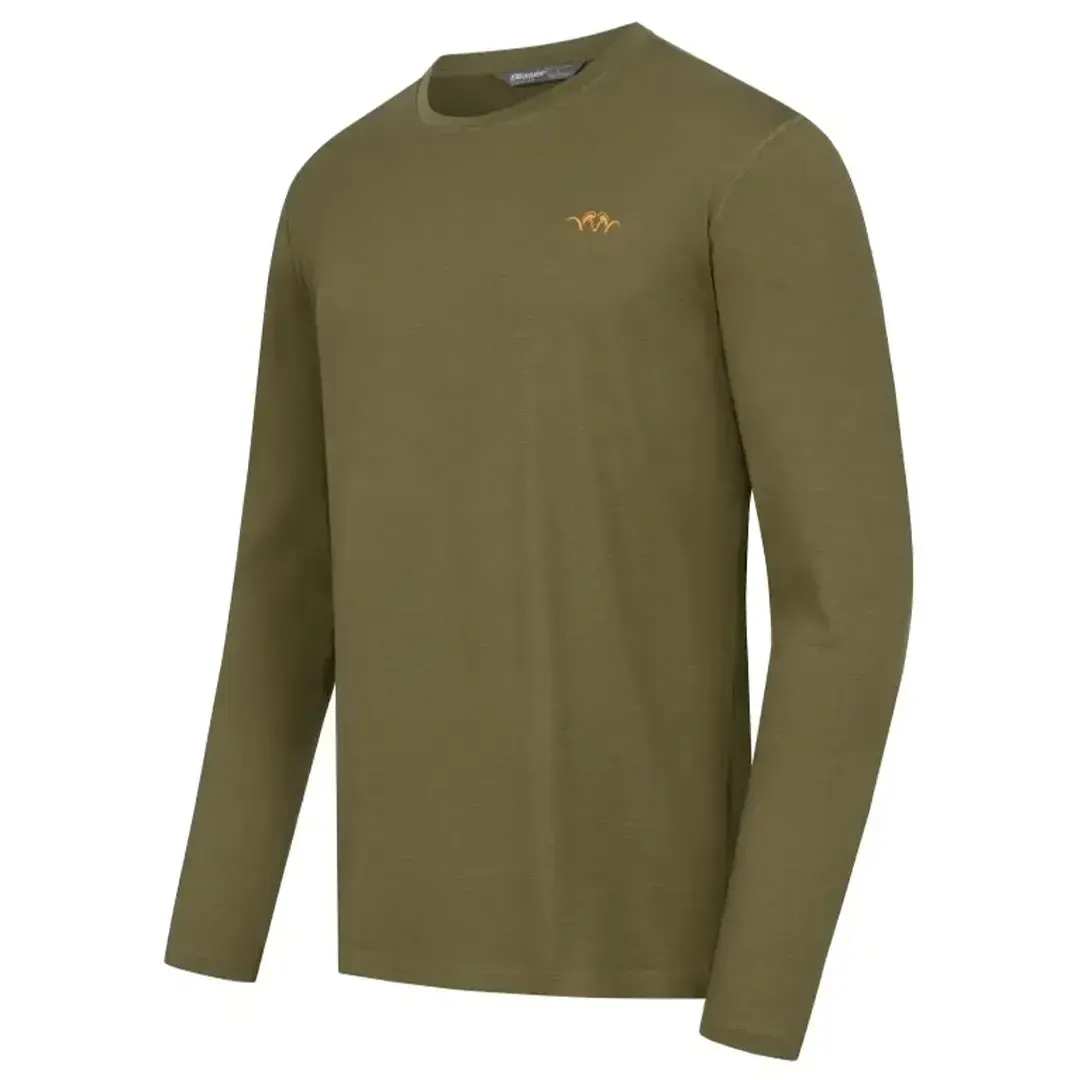 Merino Base 160 L/S Shirt - Dark Olive by Blaser