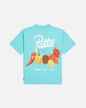 Patta Some Like It Hot T-Shirt (Blue Radiance)