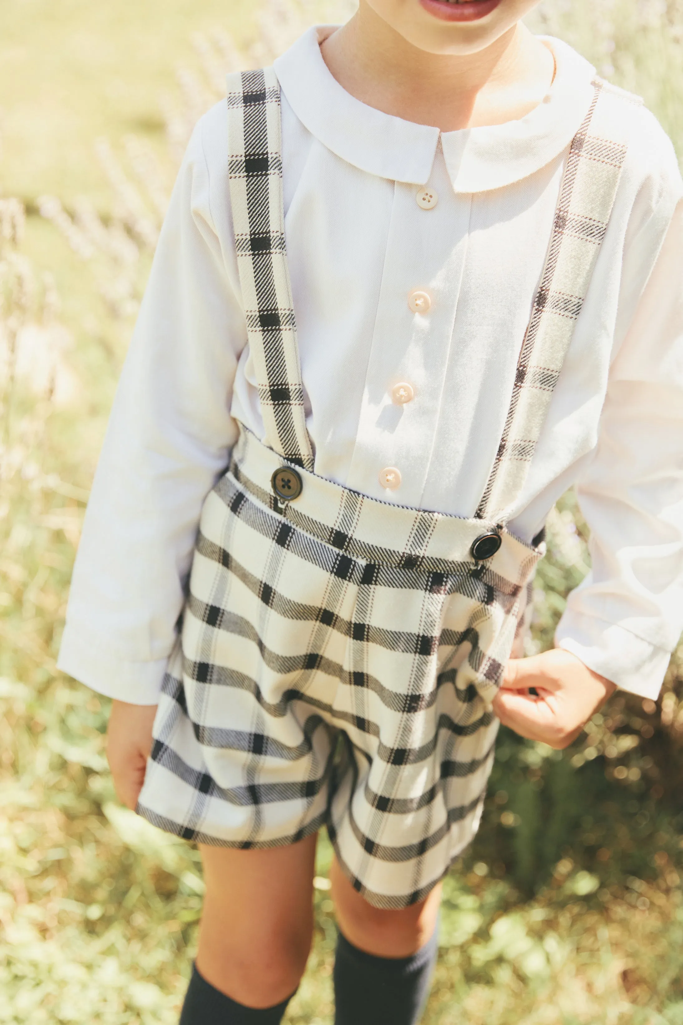 PETER SHIRT WITH BUTTONS IN THE MIDDLE IN IVORY