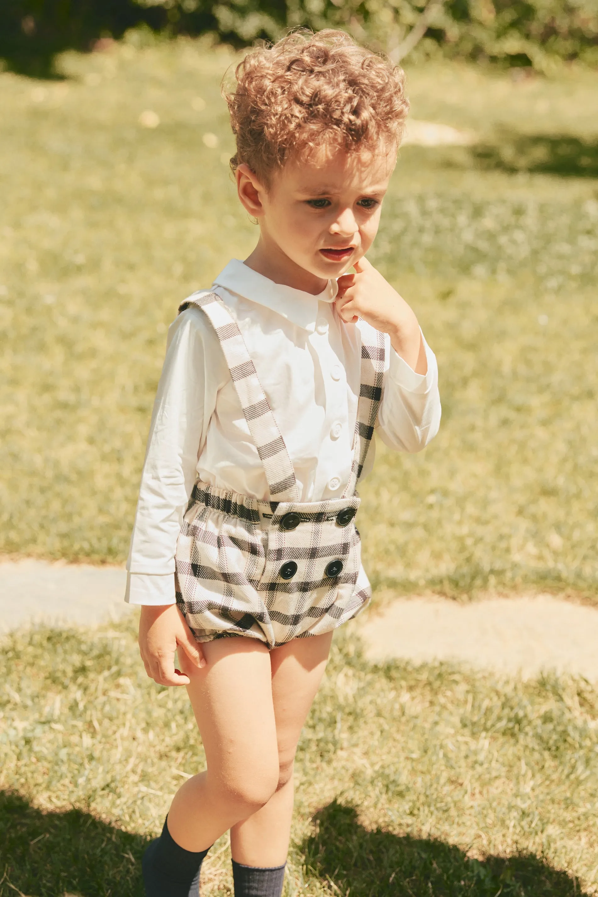 PETER SHIRT WITH BUTTONS IN THE MIDDLE IN IVORY