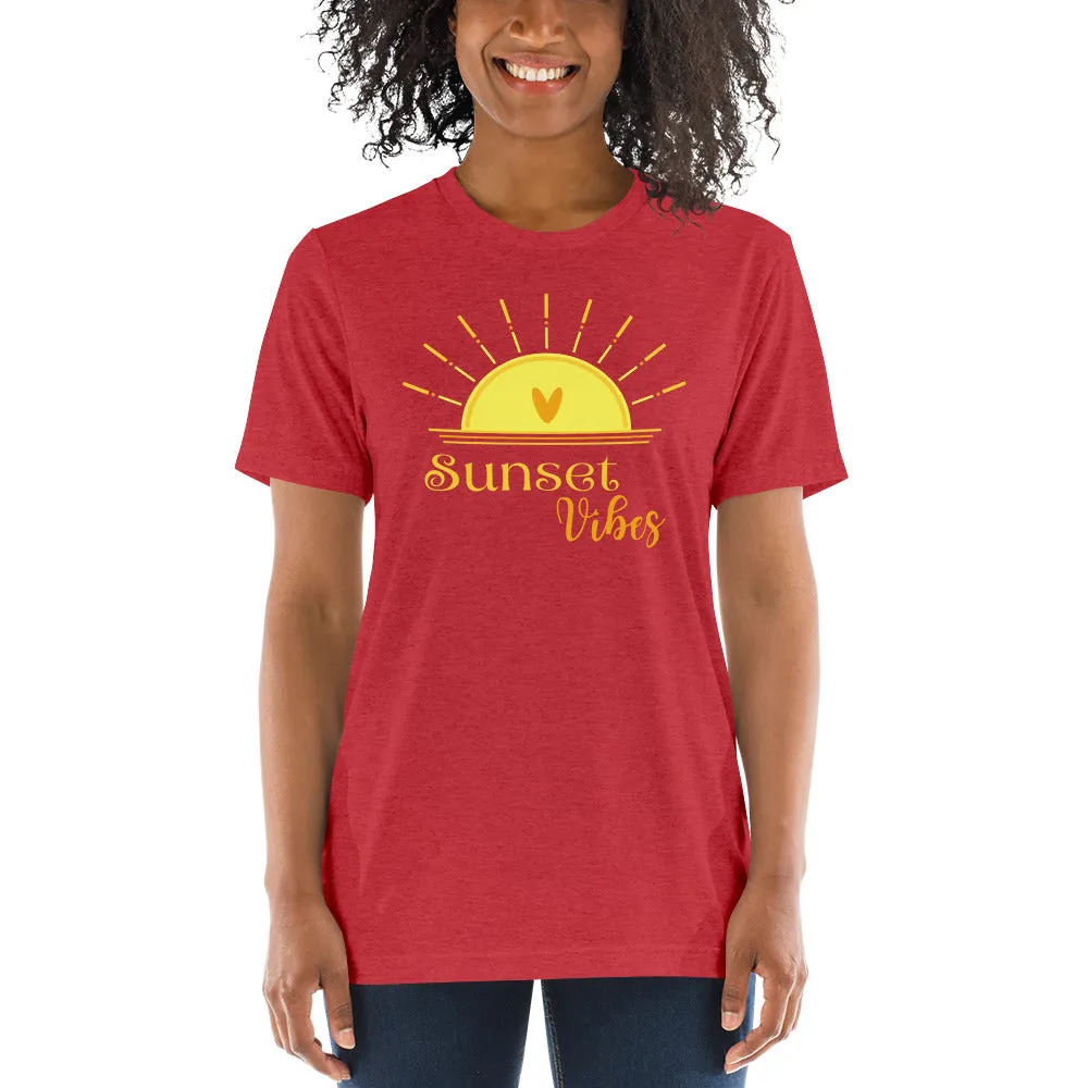 Sunset Vibes - Short sleeve t-shirt, soft t-shirt, comfy t-shirt