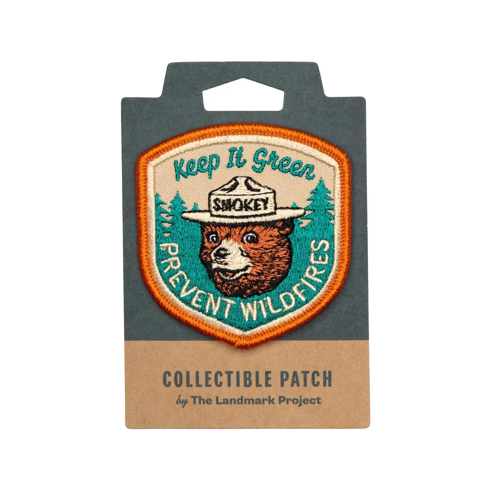 The Landmark Project Smokey Bear Patch - Keep It Green