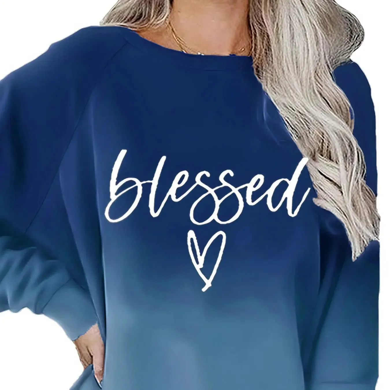 Women's Fashion Letter Print Sweatshirt