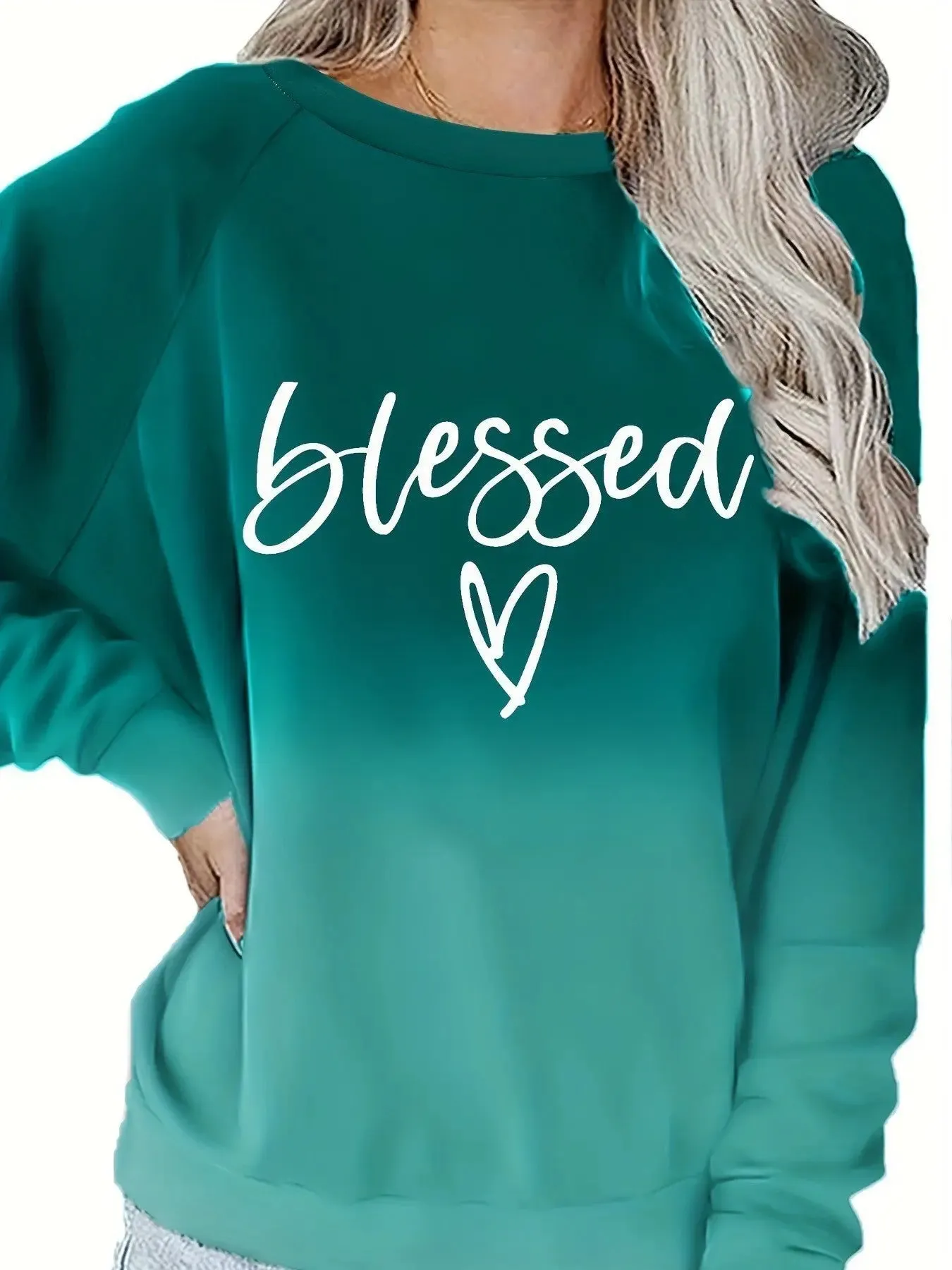 Women's Fashion Letter Print Sweatshirt