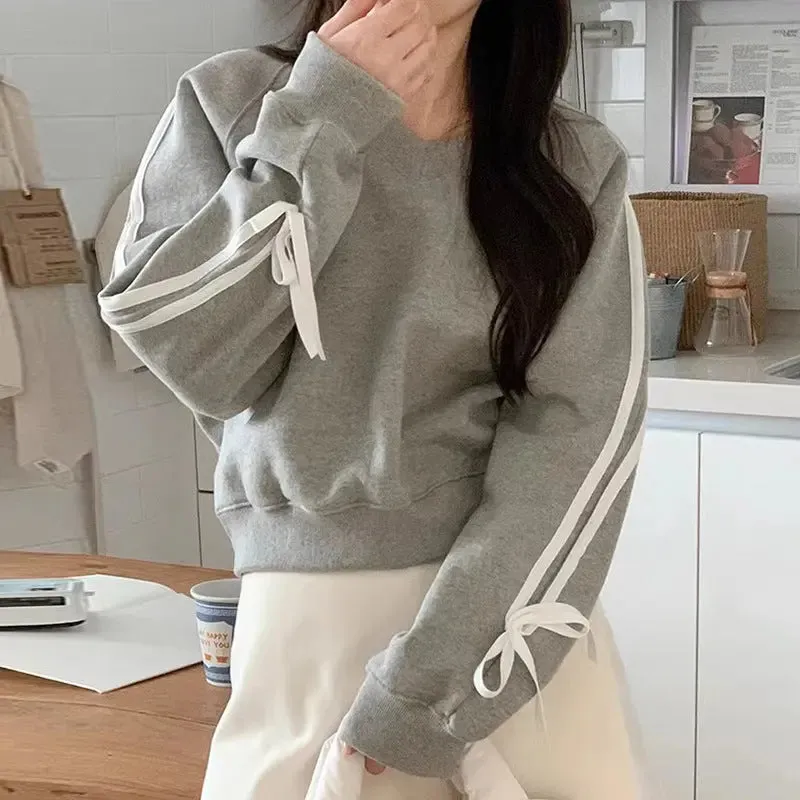 Women's Fashion Personality Solid Colour Sweatshirt